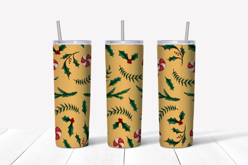 christmas-tree-and-fireplace-nbsp-sublimation-design-skinny-tumbler-wrap