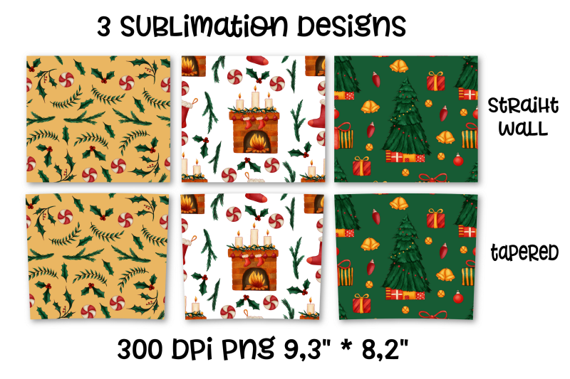 christmas-tree-and-fireplace-nbsp-sublimation-design-skinny-tumbler-wrap