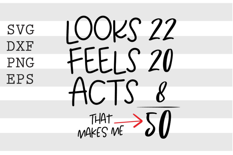 looks-22-feels-20-that-makes-me-50-svg