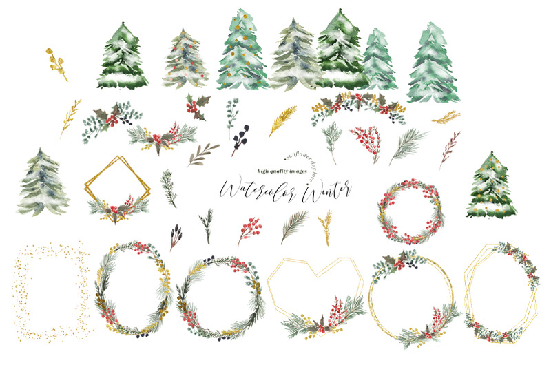 winter-berries-pine-trees-clipart-pine-trees-clipart