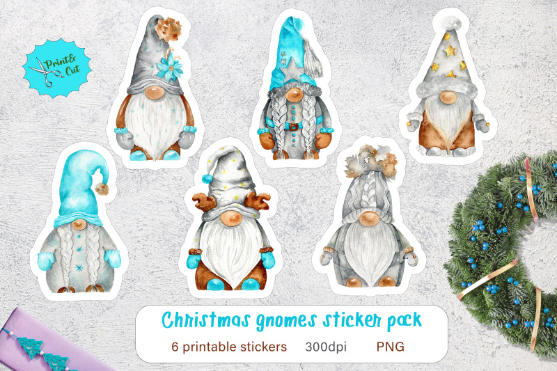 blue-christmas-gnome-sticker-pack-printable-stickers-cricut