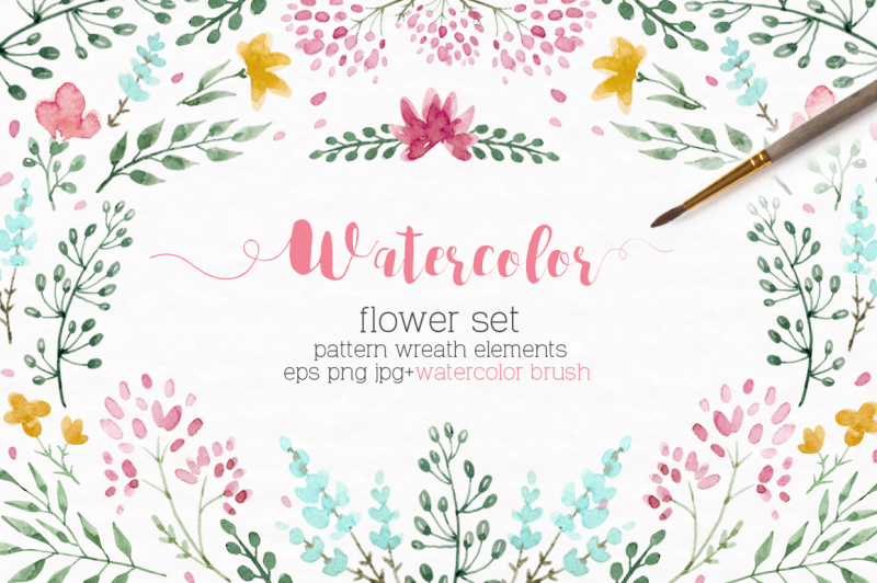 watercolor-floral-set-brushes