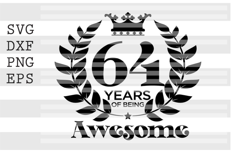 64-years-of-being-awesome-svg