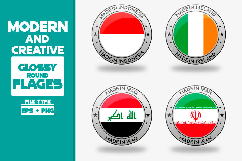 made-in-indonesia-modern-and-creative-round-glossy-flag-set