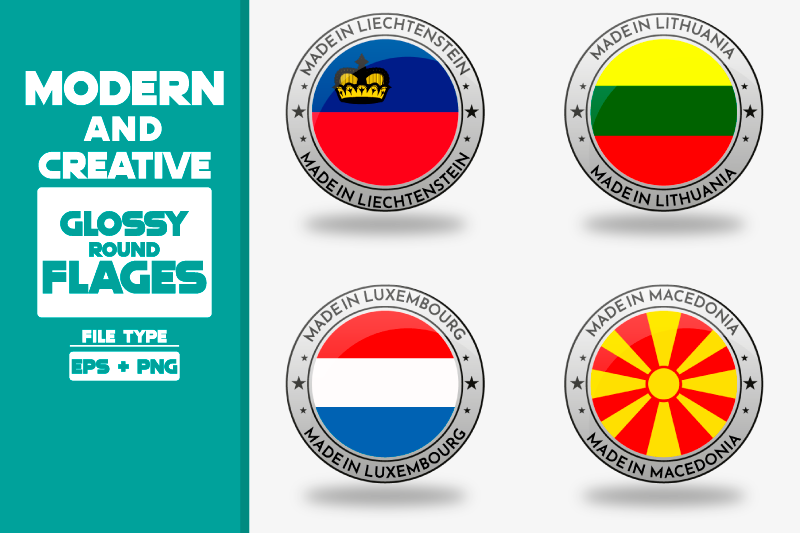 made-in-macedonia-modern-and-creative-round-glossy-flag-set