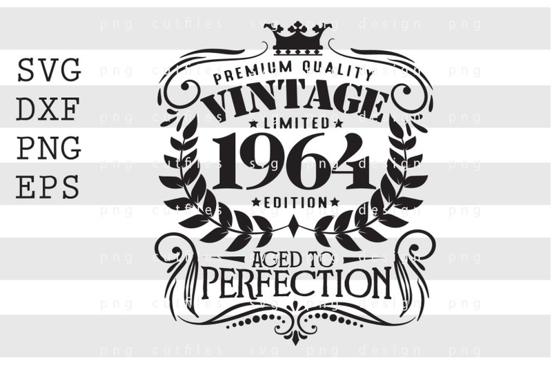 premium-quality-vintage-limited-1964-svg