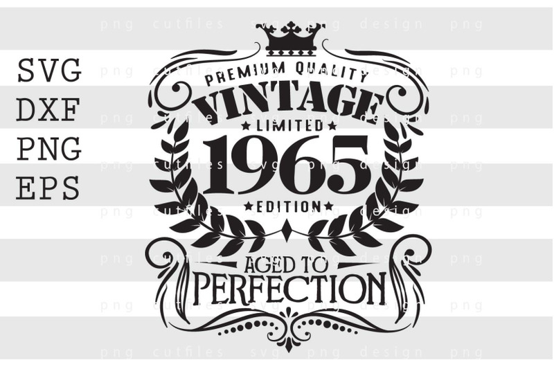 premium-quality-vintage-limited-1965-svg