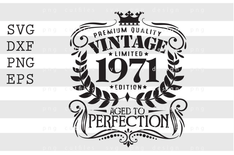 premium-quality-vintage-limited-1971-svg