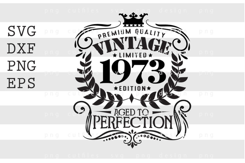 premium-quality-vintage-limited-1973-svg