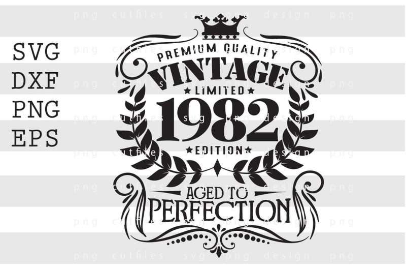 premium-quality-vintage-limited-1982-svg