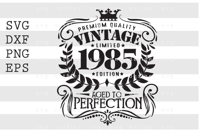 premium-quality-vintage-limited-1985-svg