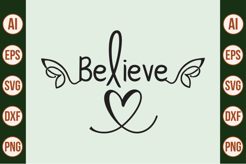 believe-svg-cut-file