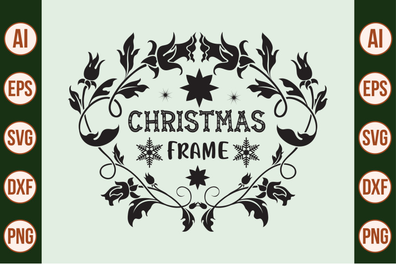 christmas-frame-svg-cut-file
