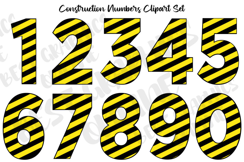 yellow-and-black-construction-numbers