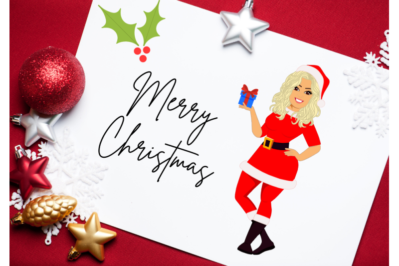 christmas-woman-clip-art-character