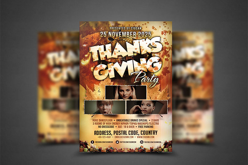 thanksgiving-party-flyer-template