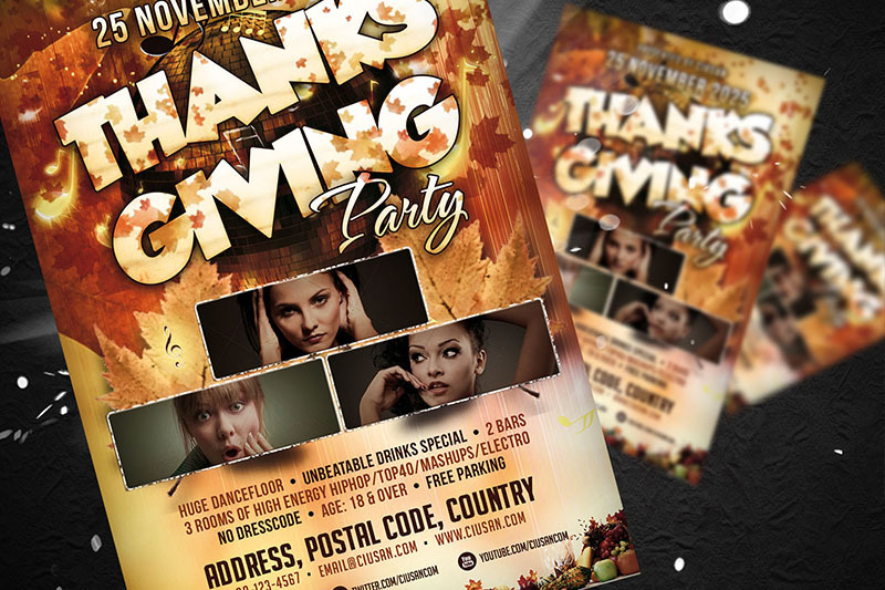thanksgiving-party-flyer-template