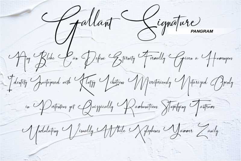 gallant-signature-font