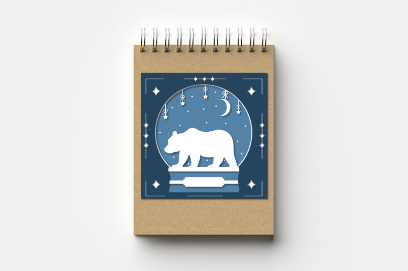 snow-globe-bear-svg-christmas-papercut