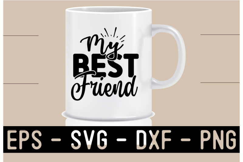 best-friend-svg-t-shirt-design-template