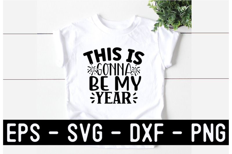 new-year-svg-t-shirt-design-template