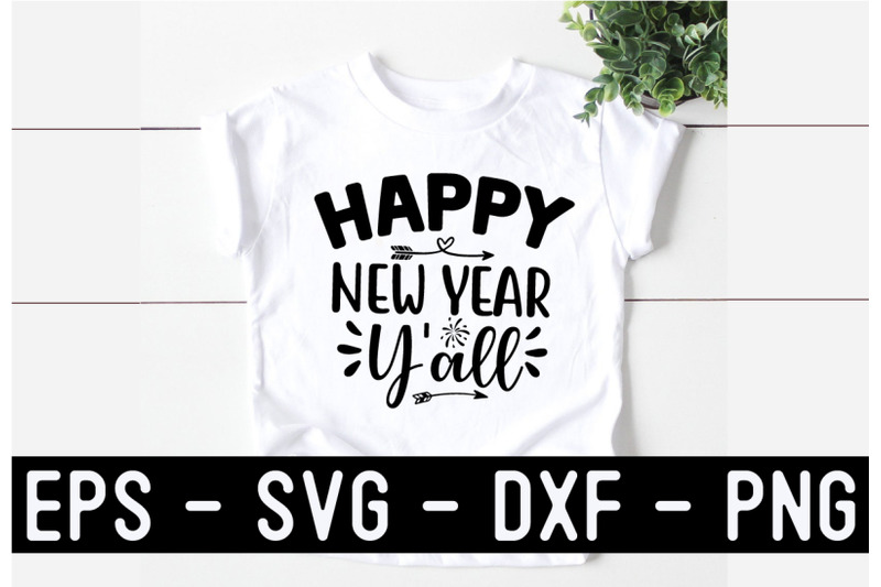 new-year-svg-t-shirt-design-template