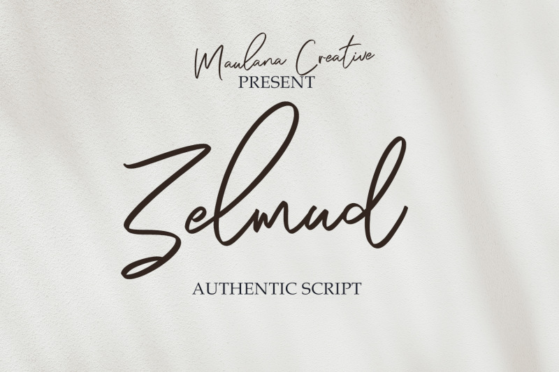 zelmud-authentic-script-font