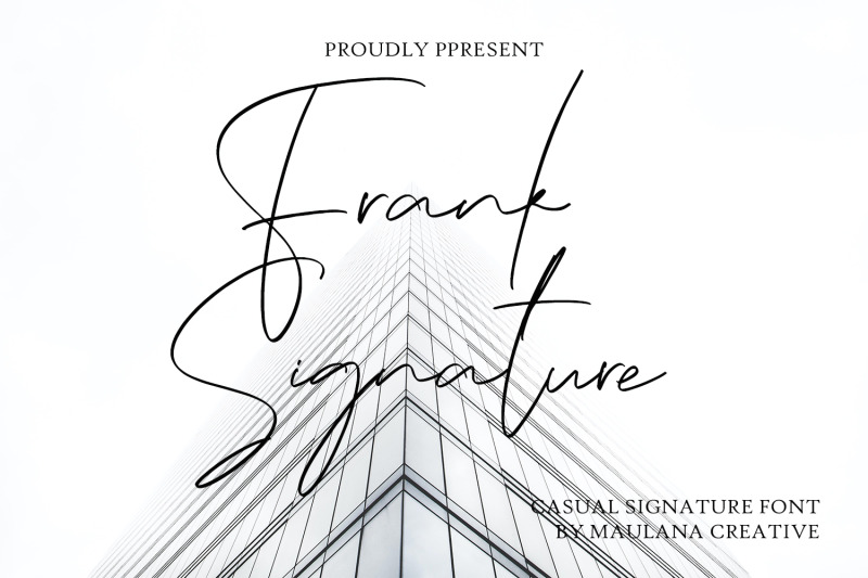 frank-casual-signature-font