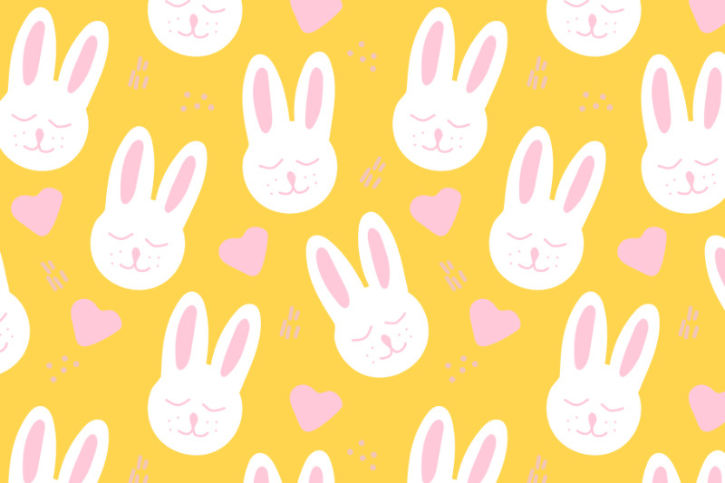 easter-bunny-seamless-pattern