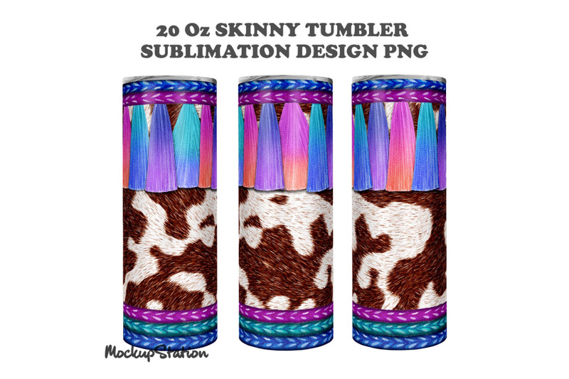 cowhide-tumbler-design-sublimation-png-western-tumbler-20oz-skinny