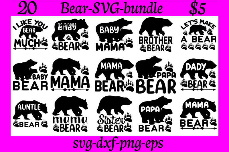 bear-svg-bundle