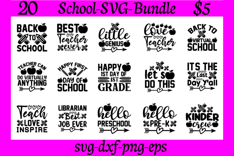 school-svg-bundle