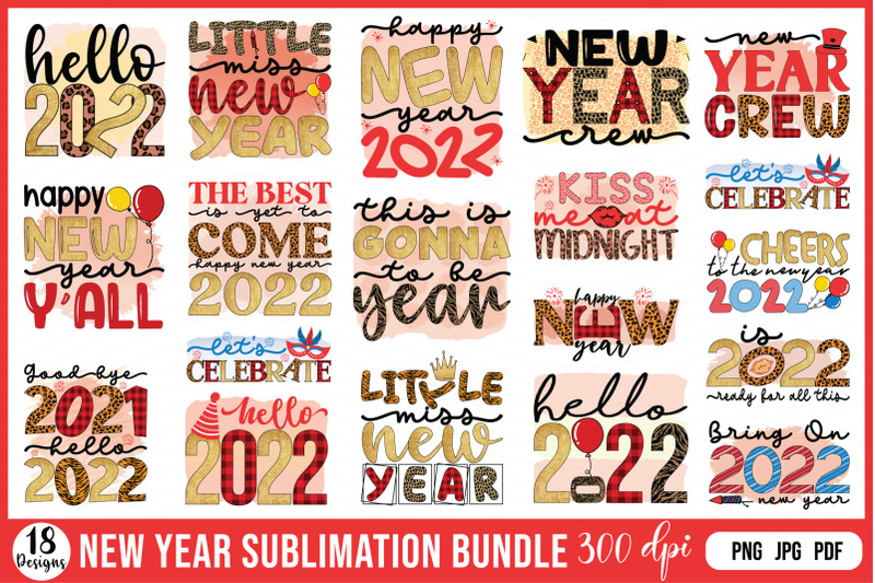 new-year-sublimation-bundle-vol-1
