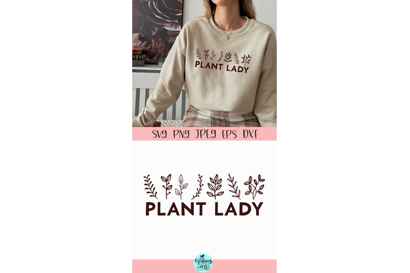 plant-lady-svg-spring-svg