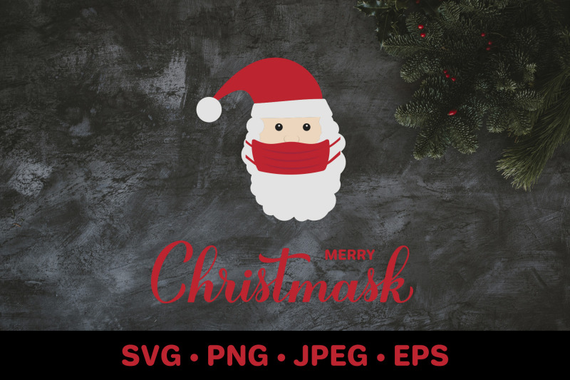 merry-christmask-svg-covid-christmas-pandemic-christmas