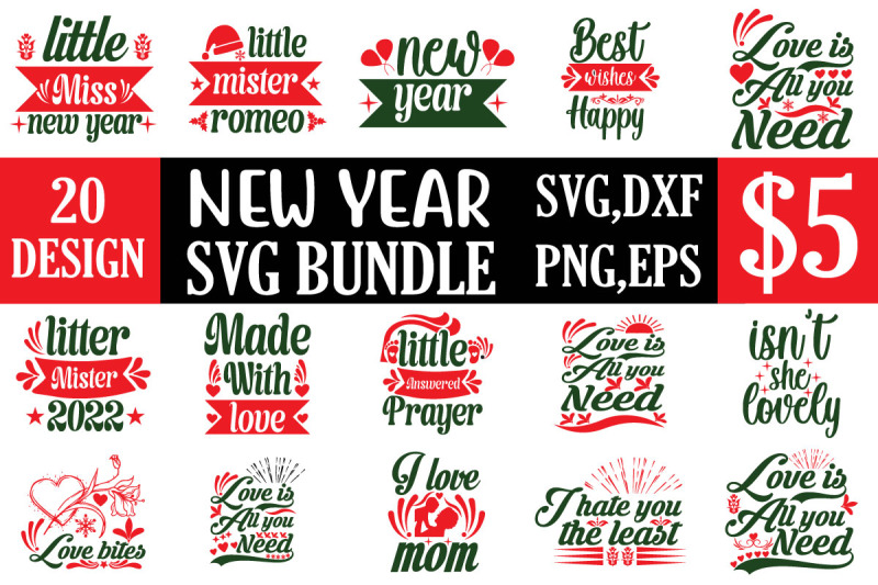 new-year-svg-bundle