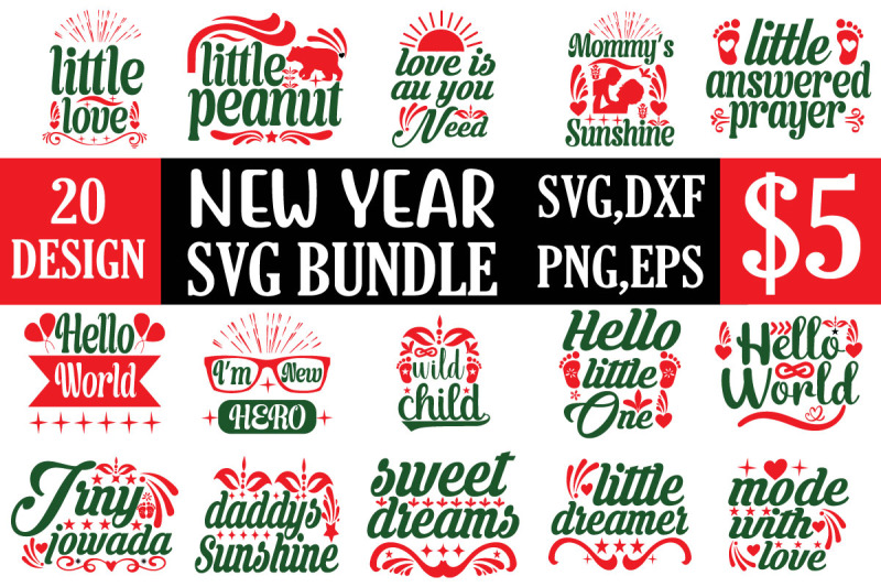 new-year-svg-bundle