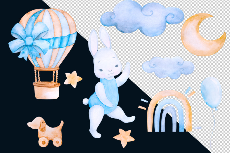 nursery-boy-clipart-baby-bunny-watercolor-clipart