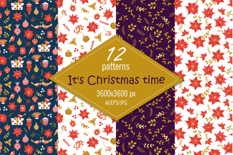 it-039-s-christmas-time-digital-paper-seamless-patterns