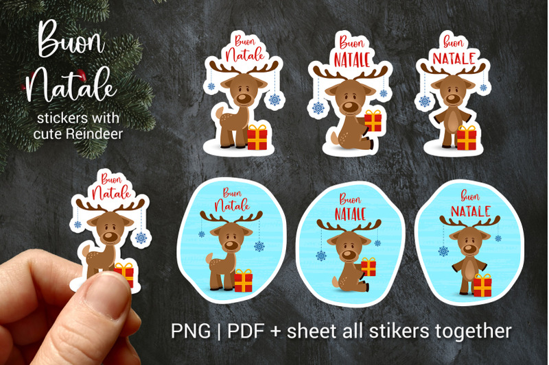 merry-christmas-in-italian-buon-natale-cute-reindeer-stickers
