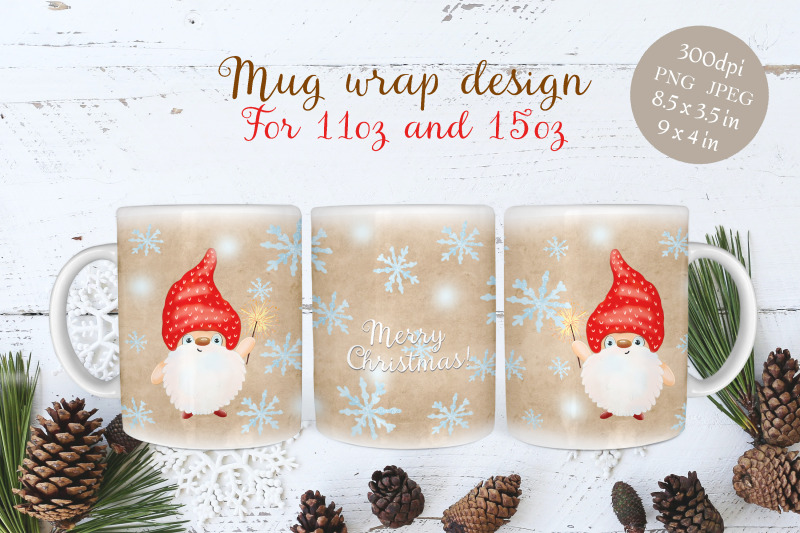 coffee-mug-wrap-christmas-gnome-sublimation-design