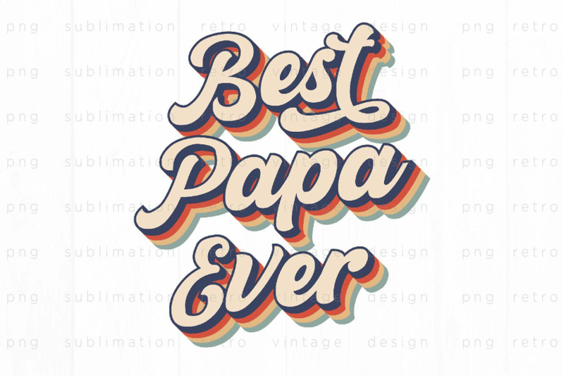 retro-best-papa-ever-png-design