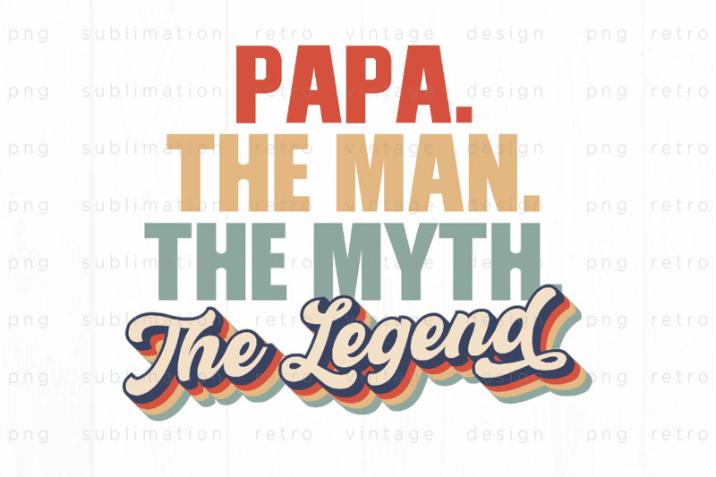 retro-papa-the-legend-png-design