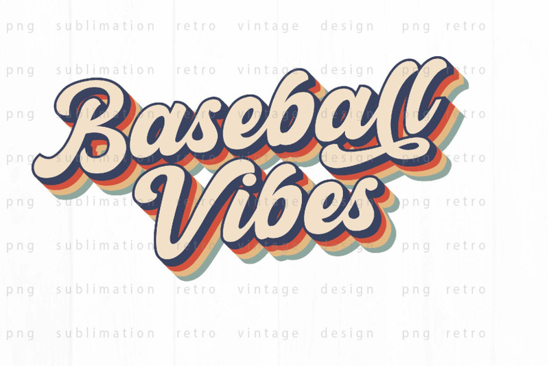 baseball-vibes-png-design