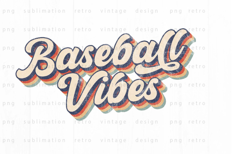 baseball-vibes-png-design