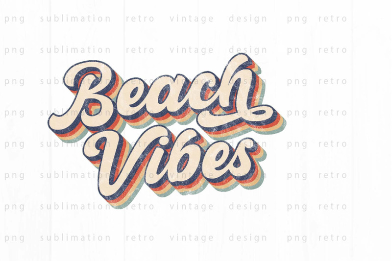 Beach vibes PNG Design By spoonyprint | TheHungryJPEG