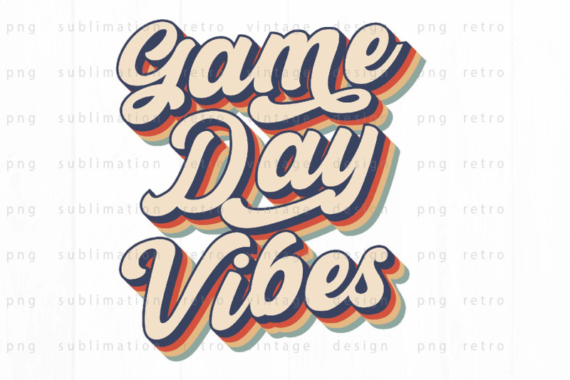 game-day-vibes-png-design