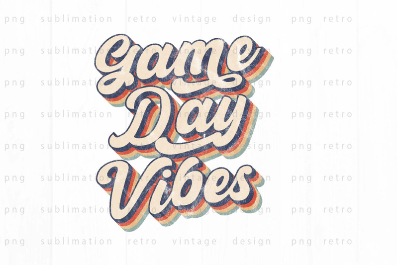 game-day-vibes-png-design