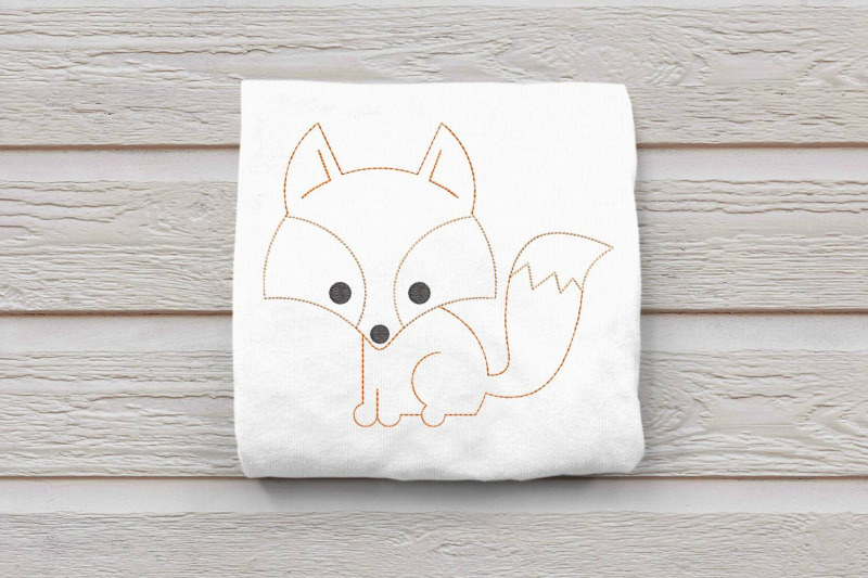 baby-fox-linework-embroidery