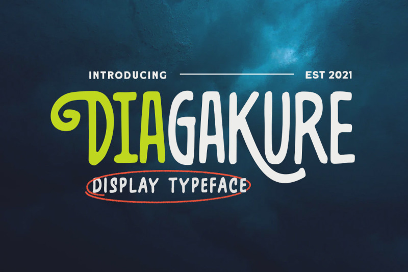 diagakure-display-typeface